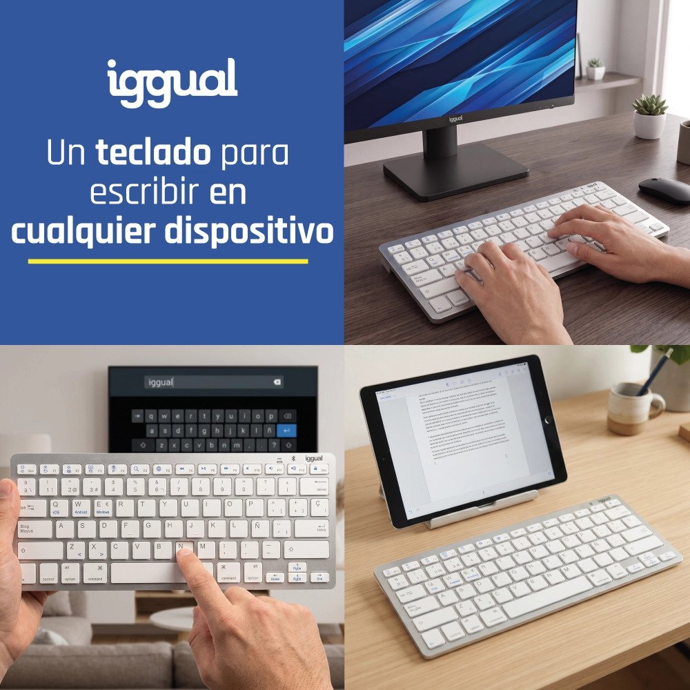 EAN 8435364316788 - iggual TKL-BK teclado Universal QWERTY Español imagen 2