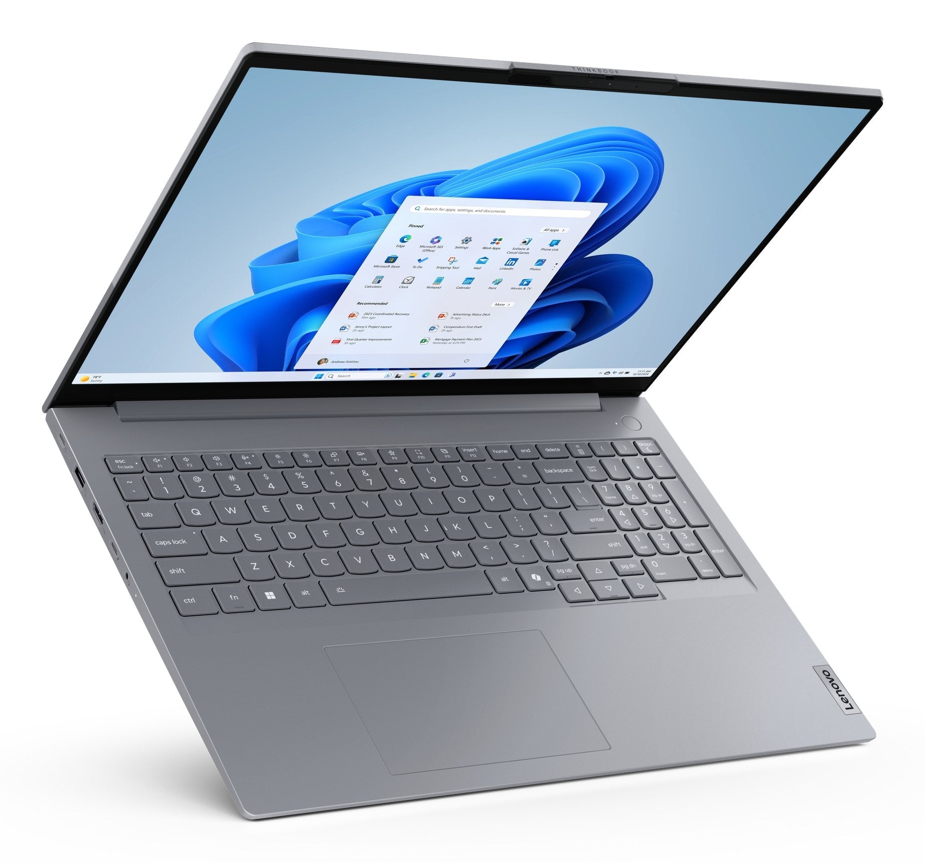 EAN 0198158783576 - Lenovo ThinkBook 16 G8 IRL Intel® Core™ i5 i5-13420H Portátil 40,6 cm (16") WUXGA 16 GB DDR5-SDRAM 512 GB imagen 8