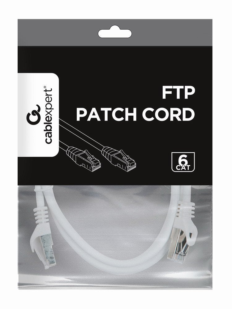 EAN 8716309101592 - Gembird PP6-1M/W cable de red Blanco Cat6 F/UTP (FTP) imagen 4