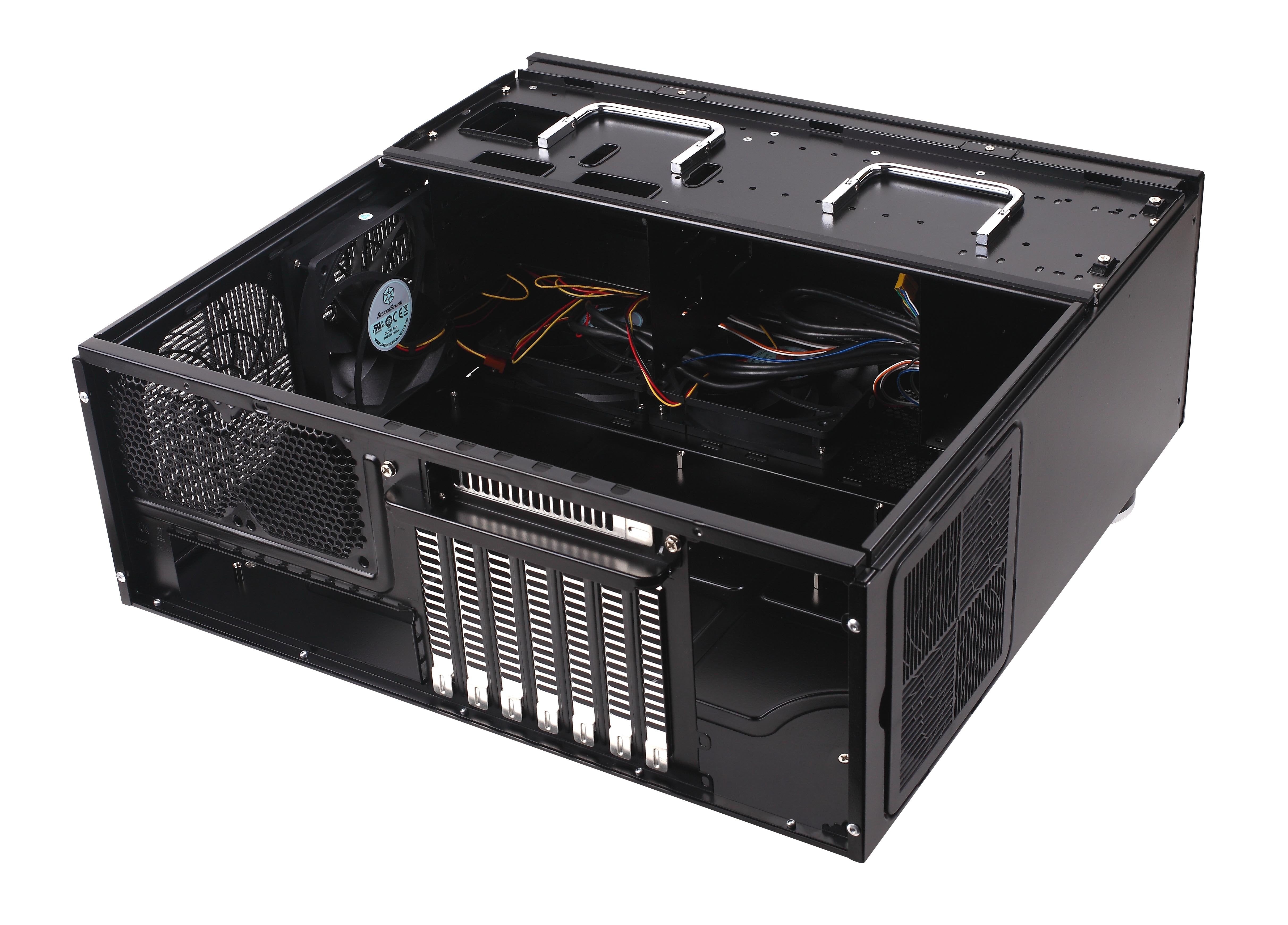 Caja Pc Silverstone Computer Case Sst-Gd08b Grandia Htpc Atx, Black