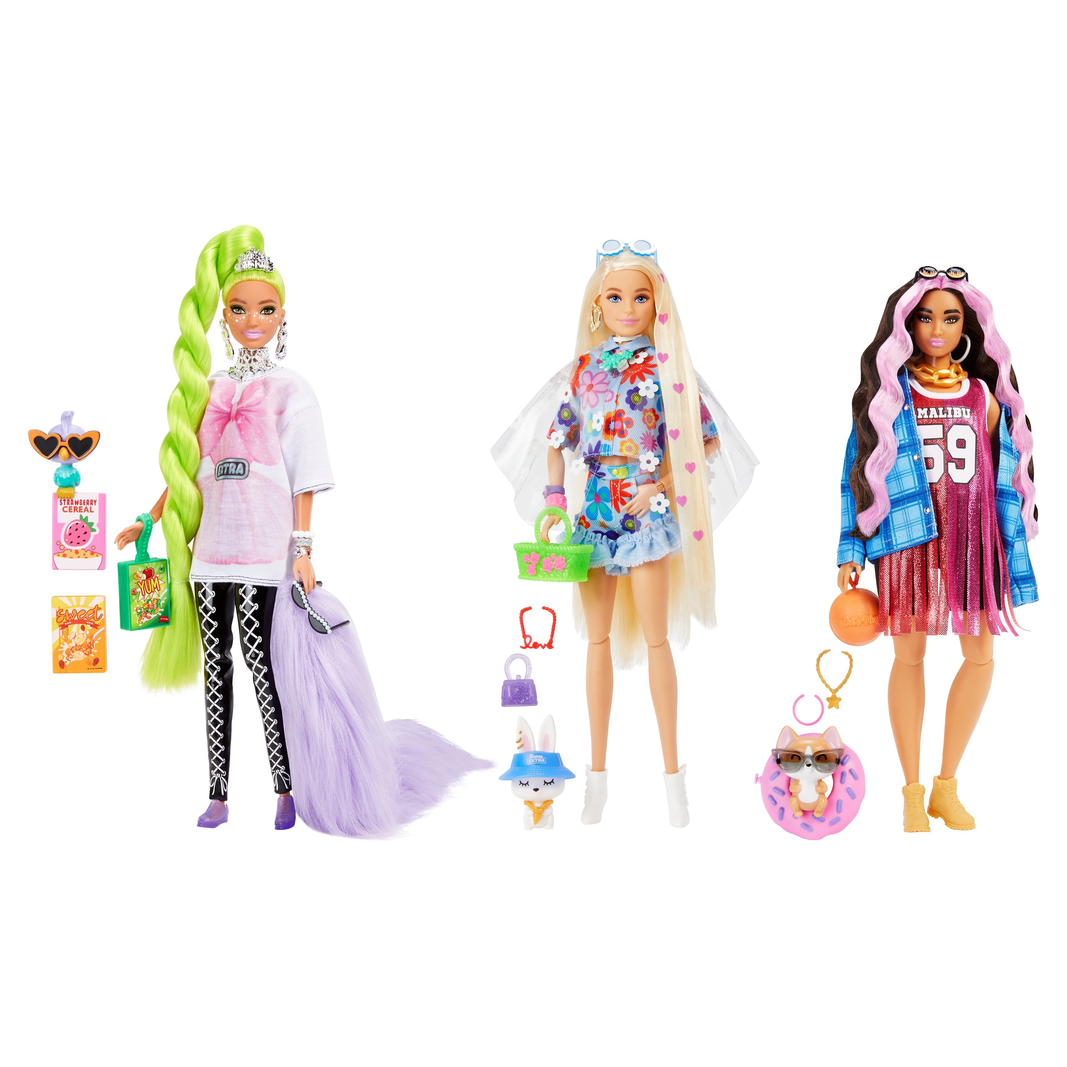 Muñeca Mattel Barbie Mirada De Baloncesto Extra Hdj46