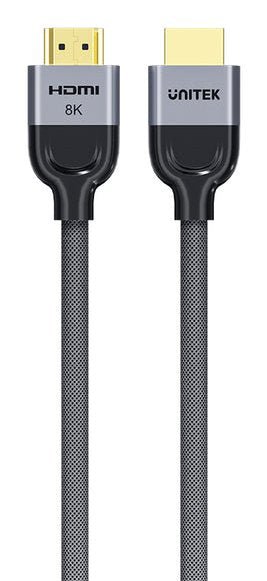 EAN 4894160058270 - UNITEK 8K Braided Nylon 1M cable HDMI HDMI tipo A (Estándar) Gris imagen 1
