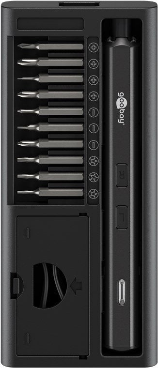 EAN 4040849778384 - Goobay 77838 destornillador eléctrico y llave de impacto Negro imagen 7