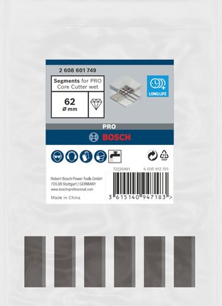 EAN 3165140947183 - Bosch 2 608 601 749 broca Broca para taladrar hormigón y otros materiales duros 6 pieza(s) imagen 2