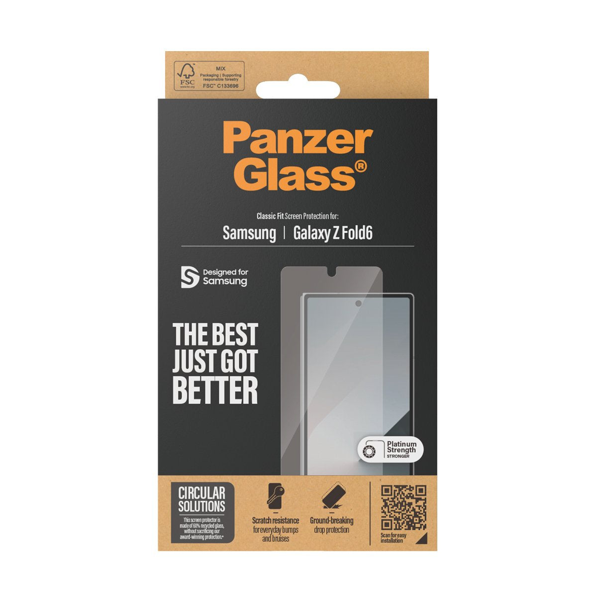 EAN 5715685001437 - PanzerGlass ® Screen Protector Samsung Galaxy Z Fold6 | Classic Fit Protector de pantalla 1 pieza(s) imagen 3