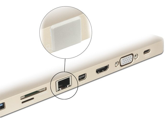 Staubschutz Für Rj45 Buchse Ohne Griff 10 Stück Weiss