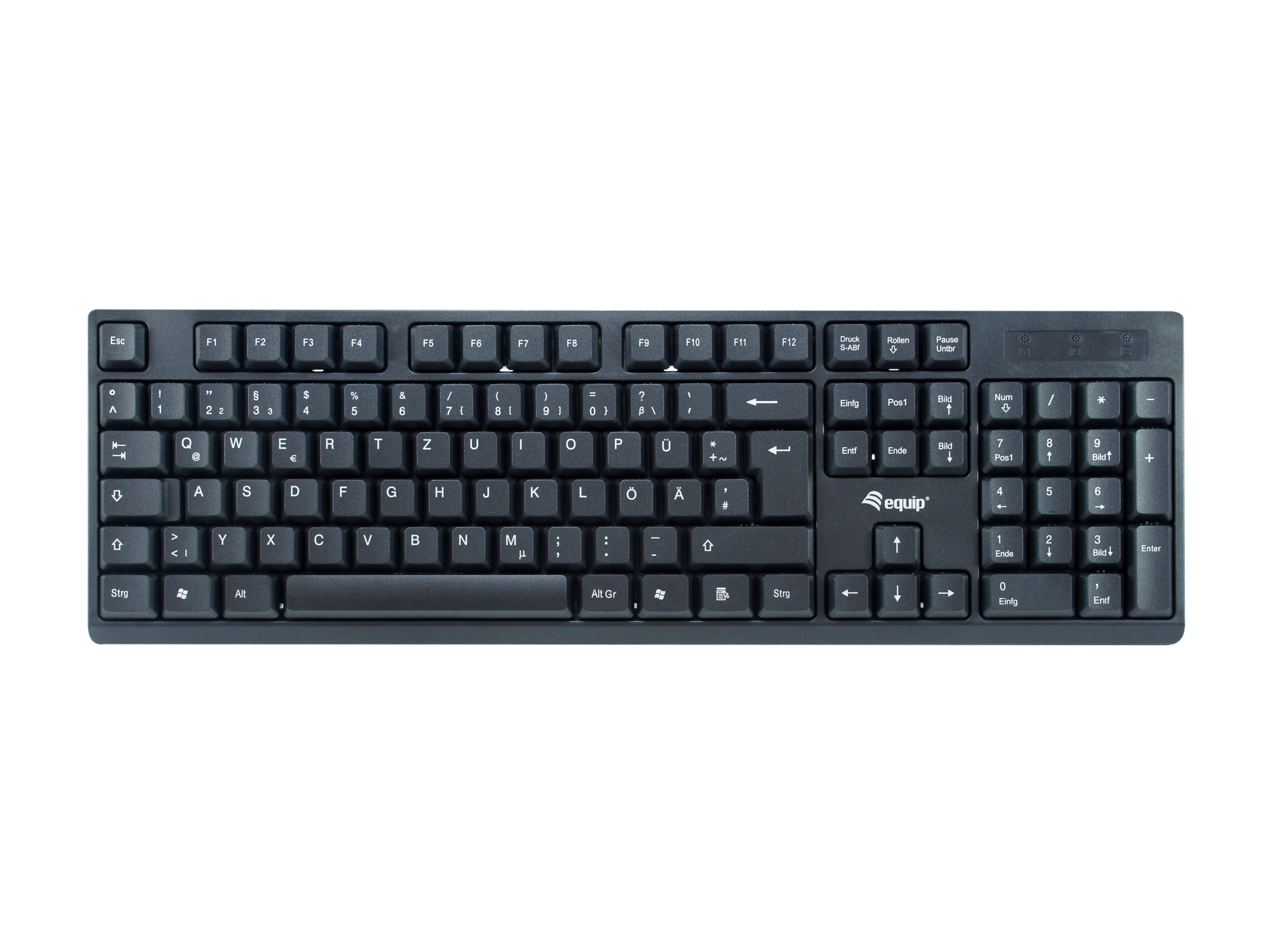 Teclado Alemán + Ratón Equip 245220 Rf Inalámbrico Qwertz Negro