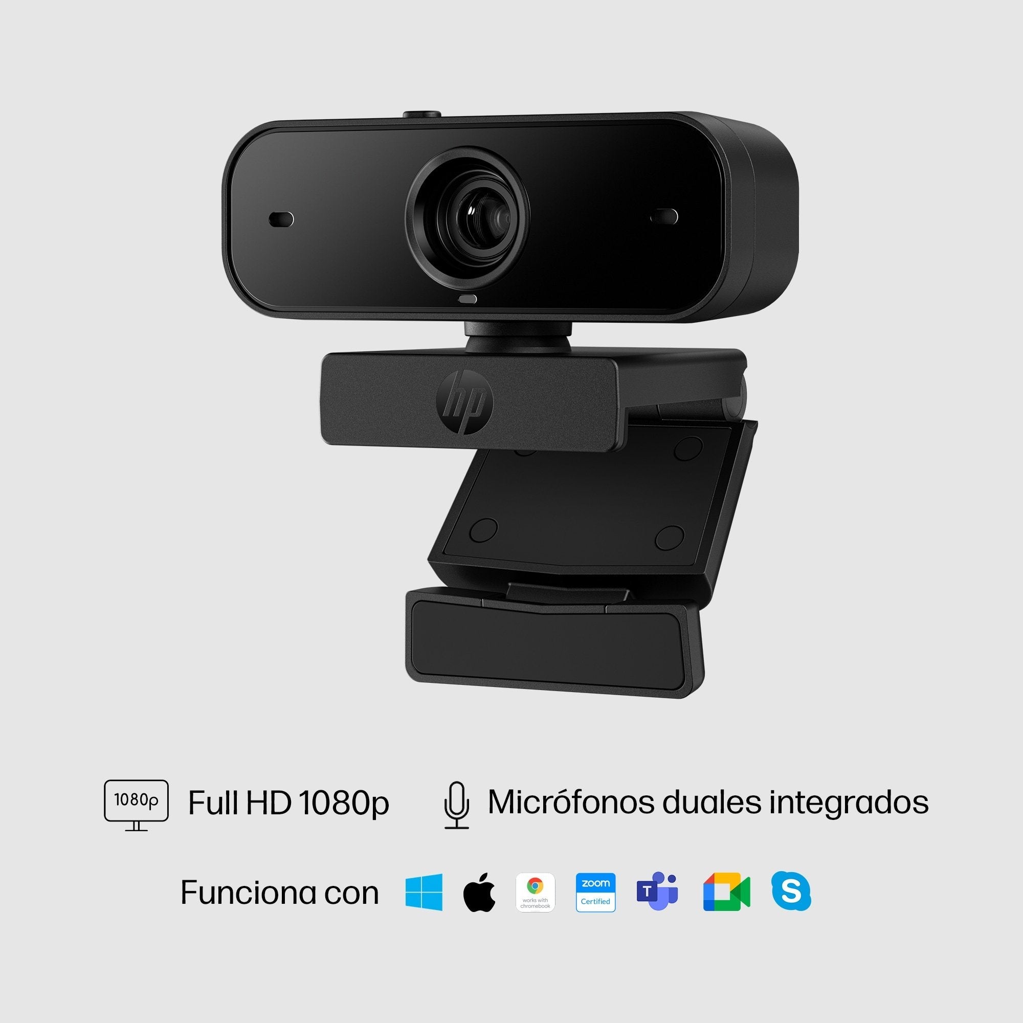 Cámara Web Hp 430 Fhd Negra 77b11aa#Abb