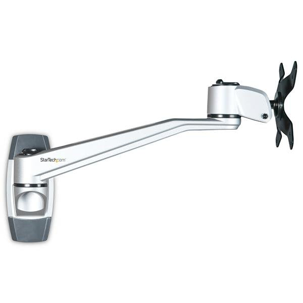 Startech.Com Brazo De Montaje En Pared Para Soporte De Monitores Vesa Hasta 30" - Con Brazo Articulado De 26cm - Premium
