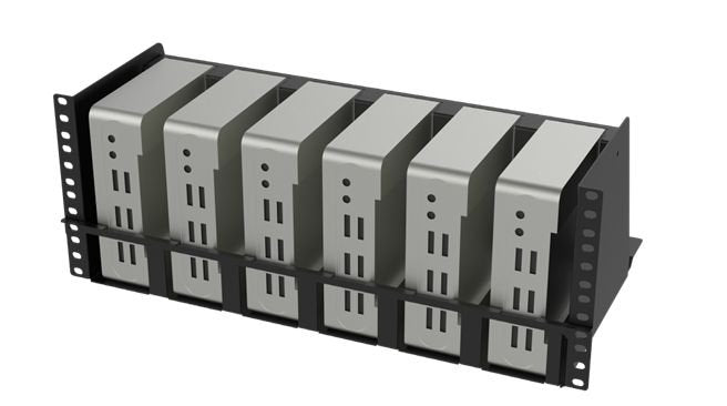 19" 4u Shelf For Mini Pc Rack  Mounting For 6 Pcïs Console