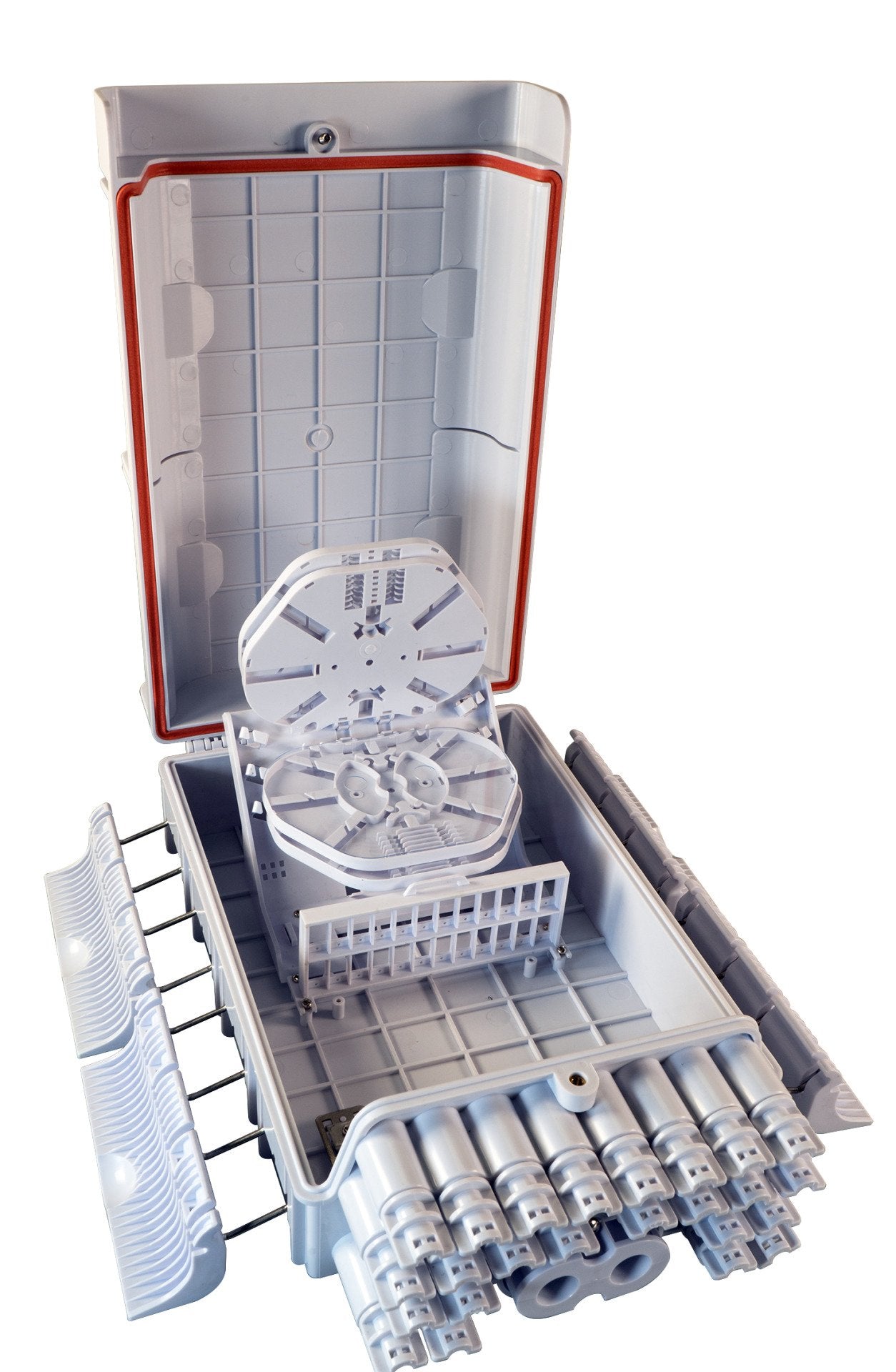 Efb Ftth Ip65 Anschlussbox Fr 48 Fasern,24 Kupplungen Und Faserberlngenaufnahme