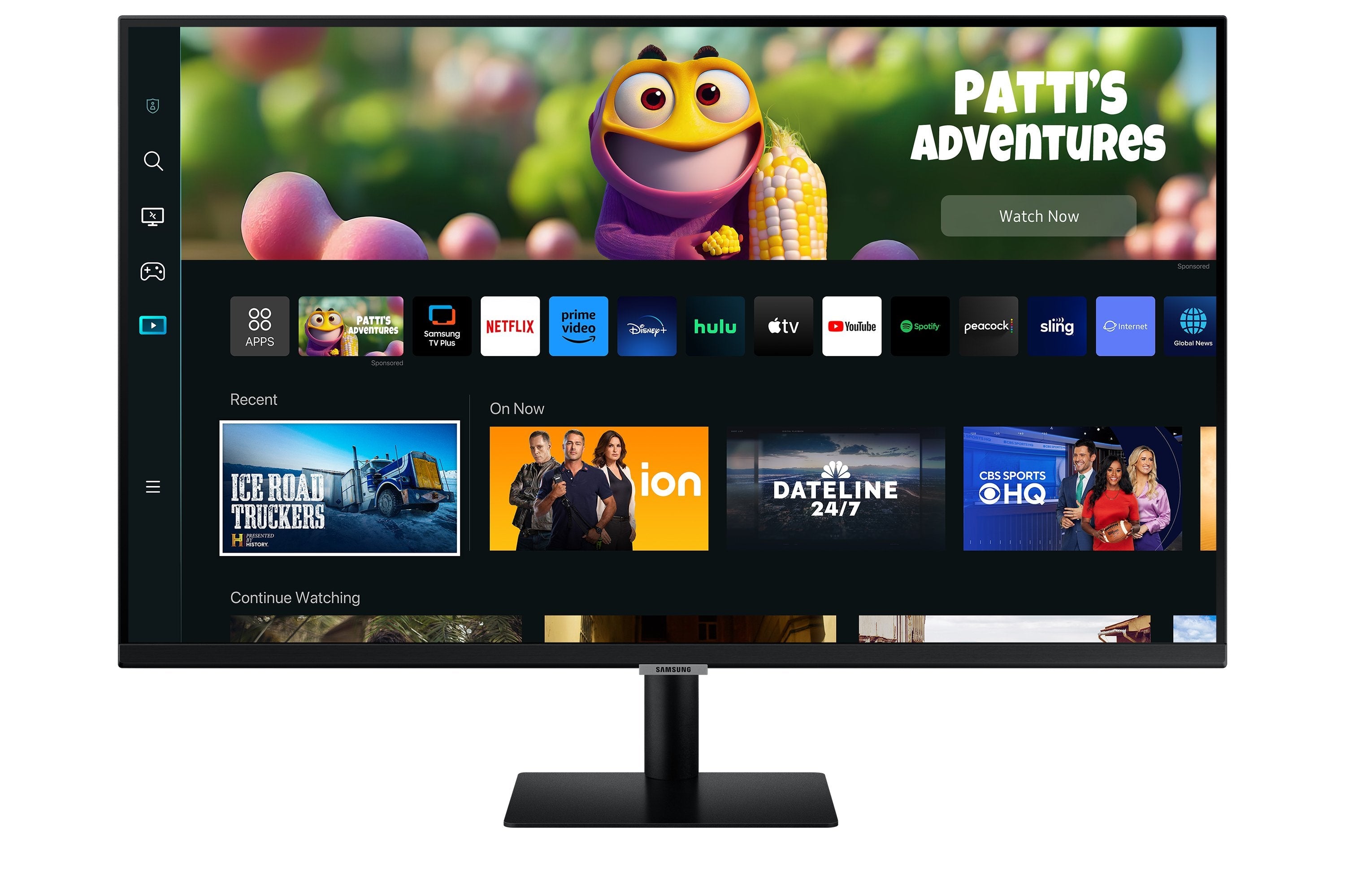 Smart Monitor Samsung M5 M50c S27cm500eu 27' Full Hd Smart Tv Multimedia Negro
