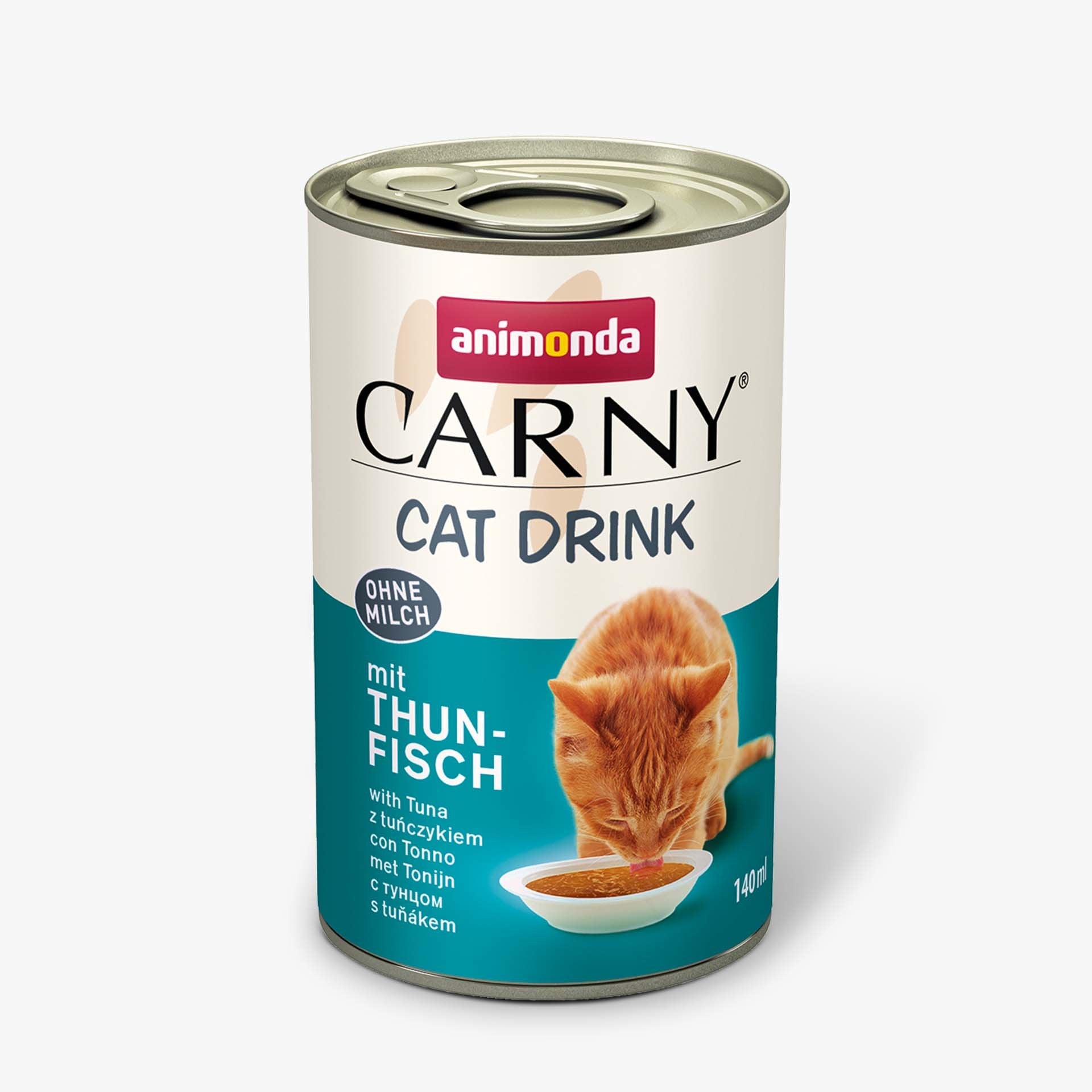 Goma Para Gatos Animonda Carny Cat Drink  Atún  140 Ml