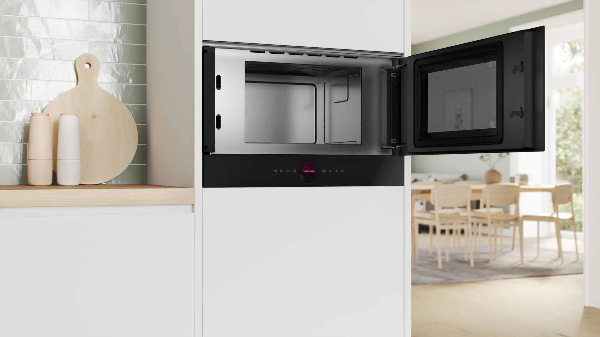 EAN 4242005322688 - Bosch Serie 8 BFR7221B1 microondas Negro Solo microondas Integrado 21 L 900 W imagen 4