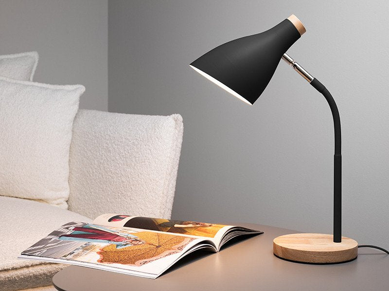EAN 5907512871126 - Tracer TRAOSW47237 lámpara de mesa E27 40 W LED Madera, Negro imagen 4