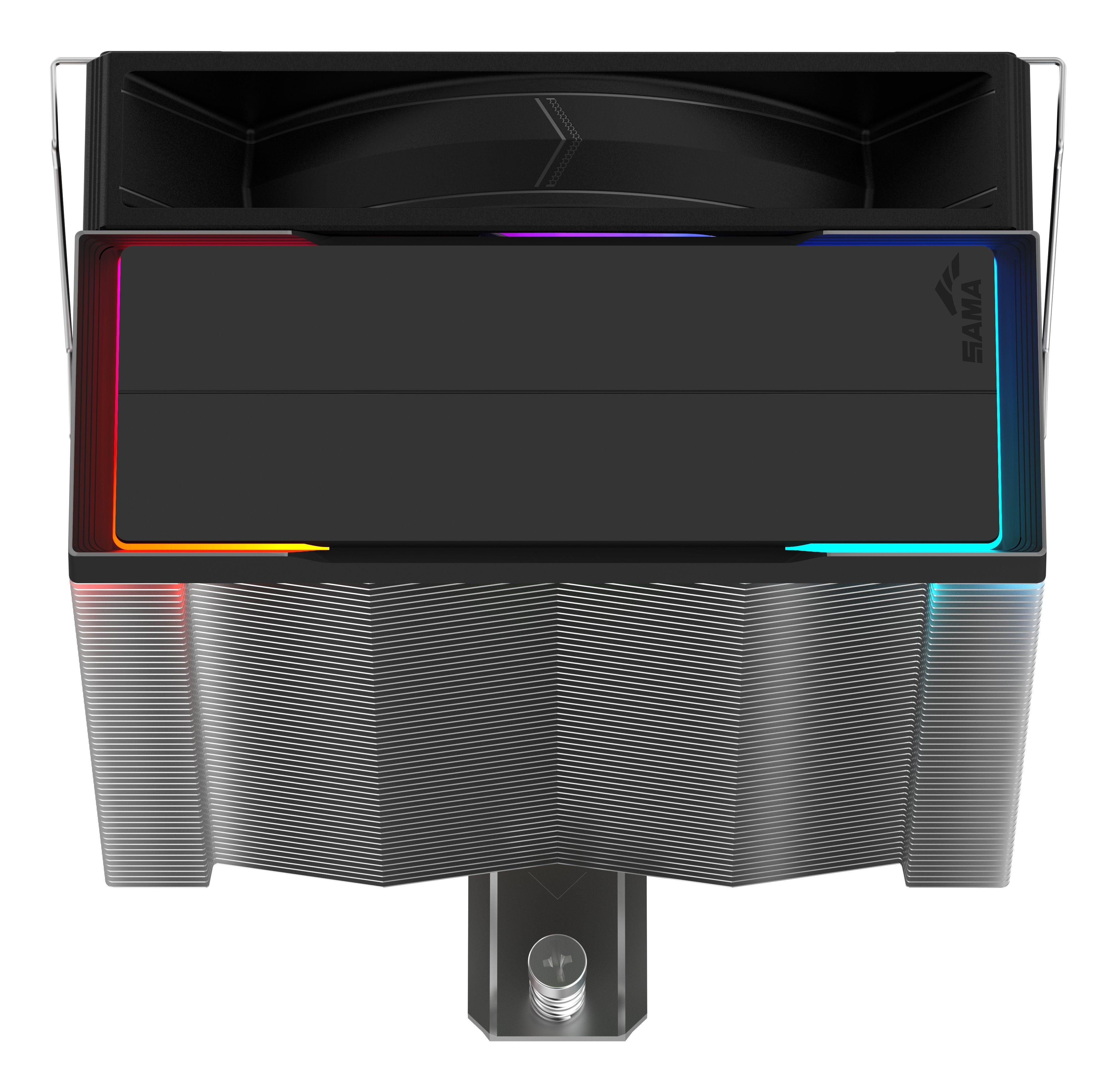 Sama A40l Cpu Lã¼fter Black Argb 120mm Retail