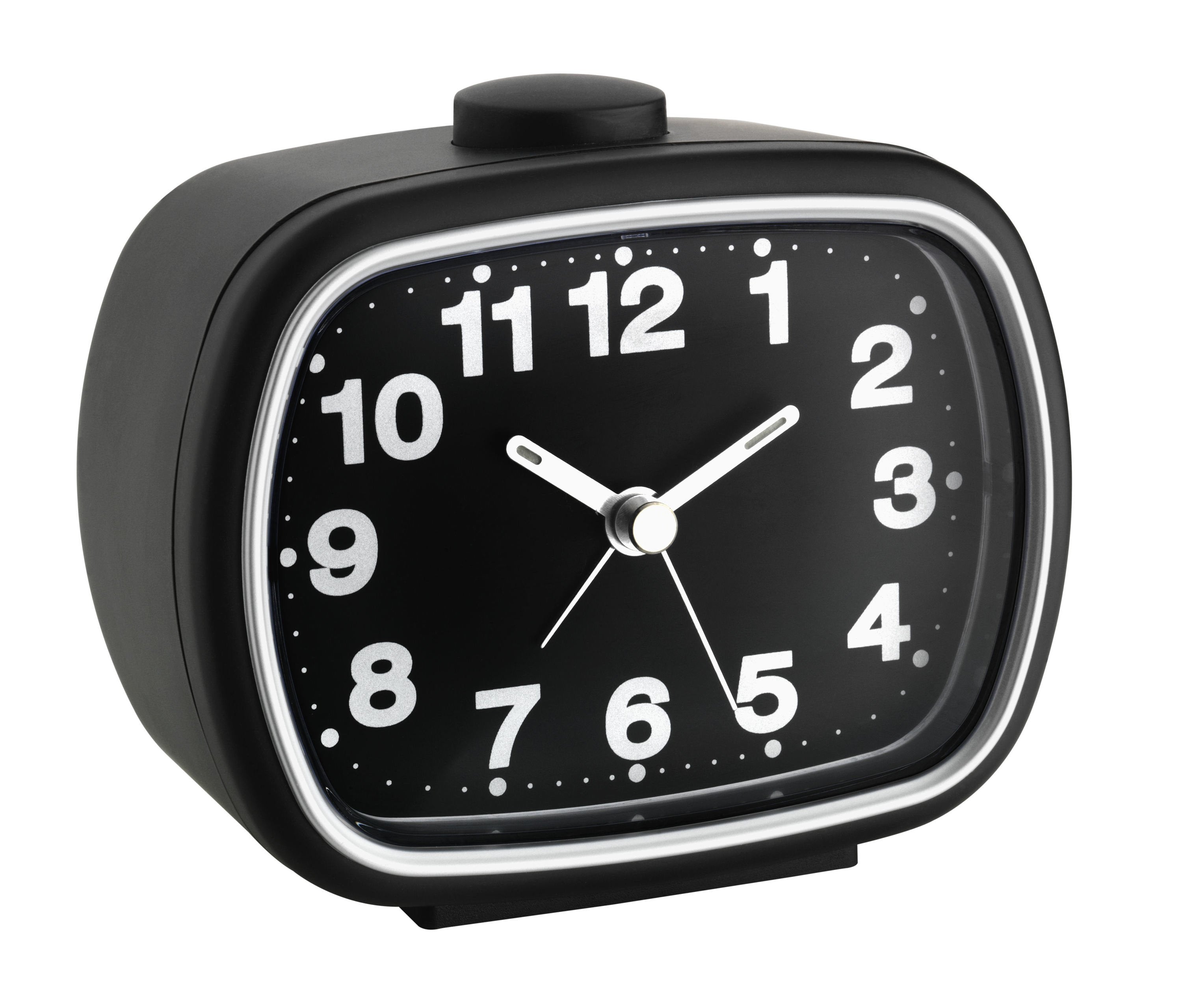 Tfa-Dostmann 60.1017.01 Despertador Reloj Despertador Analógico Negro, Blanco