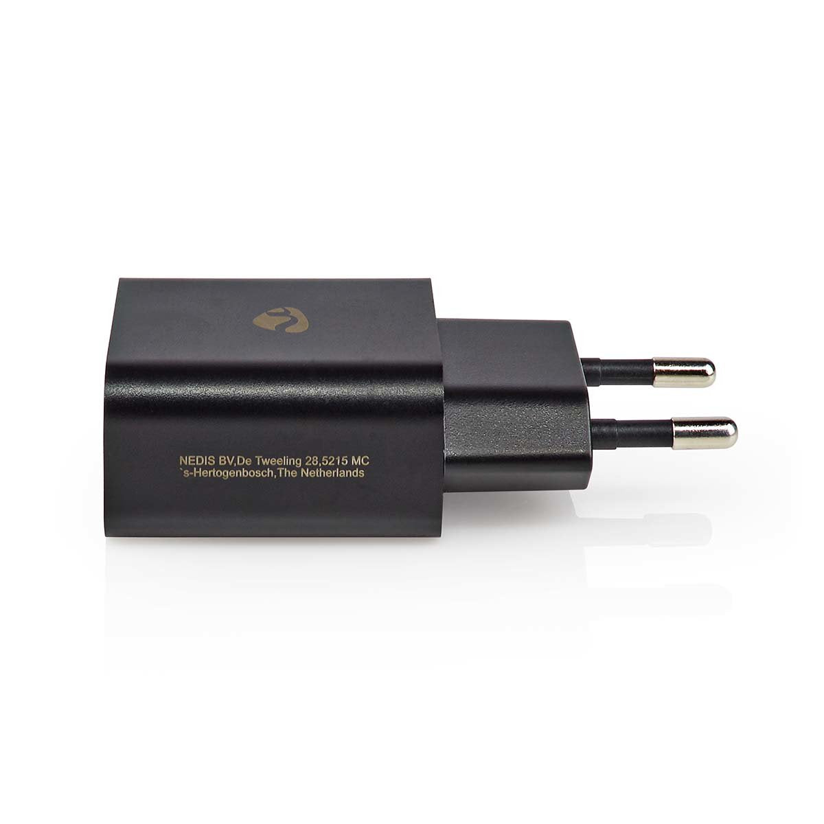 Nedis Cargador 1x 2.4 A Usb-A  Lightning De 8 Pines (Suelto) Cable 1.0m/12w Negro