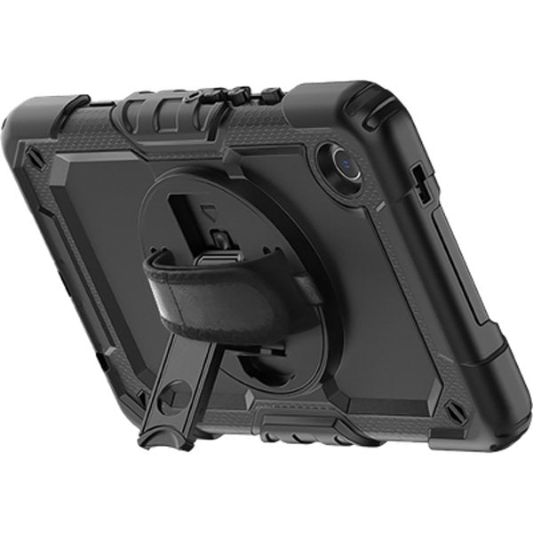 Funda Tablet Samsung Galaxy Tab A9 Shockproof Rotating 360º Negro Just In Case Fuenda A Prueba De Golpes/ Compatible Samsung Galaxy Tab A9/ Protección De 3 Capas De Cuerpo Completo/ Negro