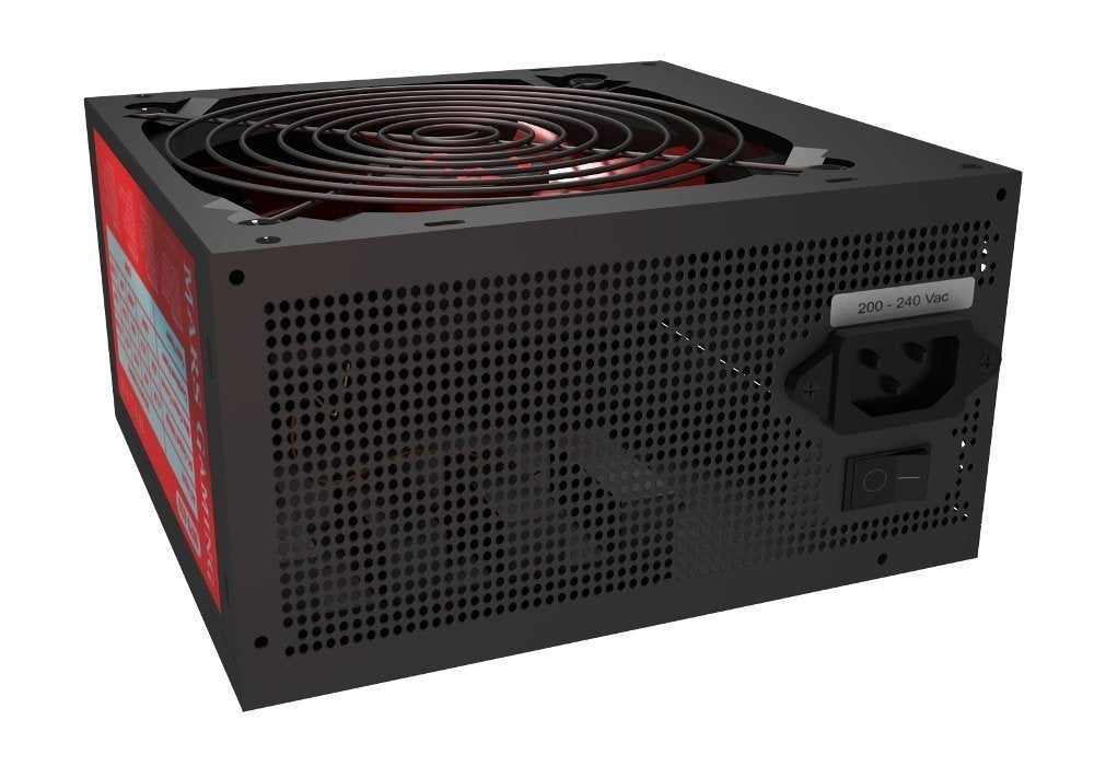 Fuente De Alimentación Mars Gaming Atx 650w Mpii650 Ventilador 12cm 14db 85+ Cableado Largo