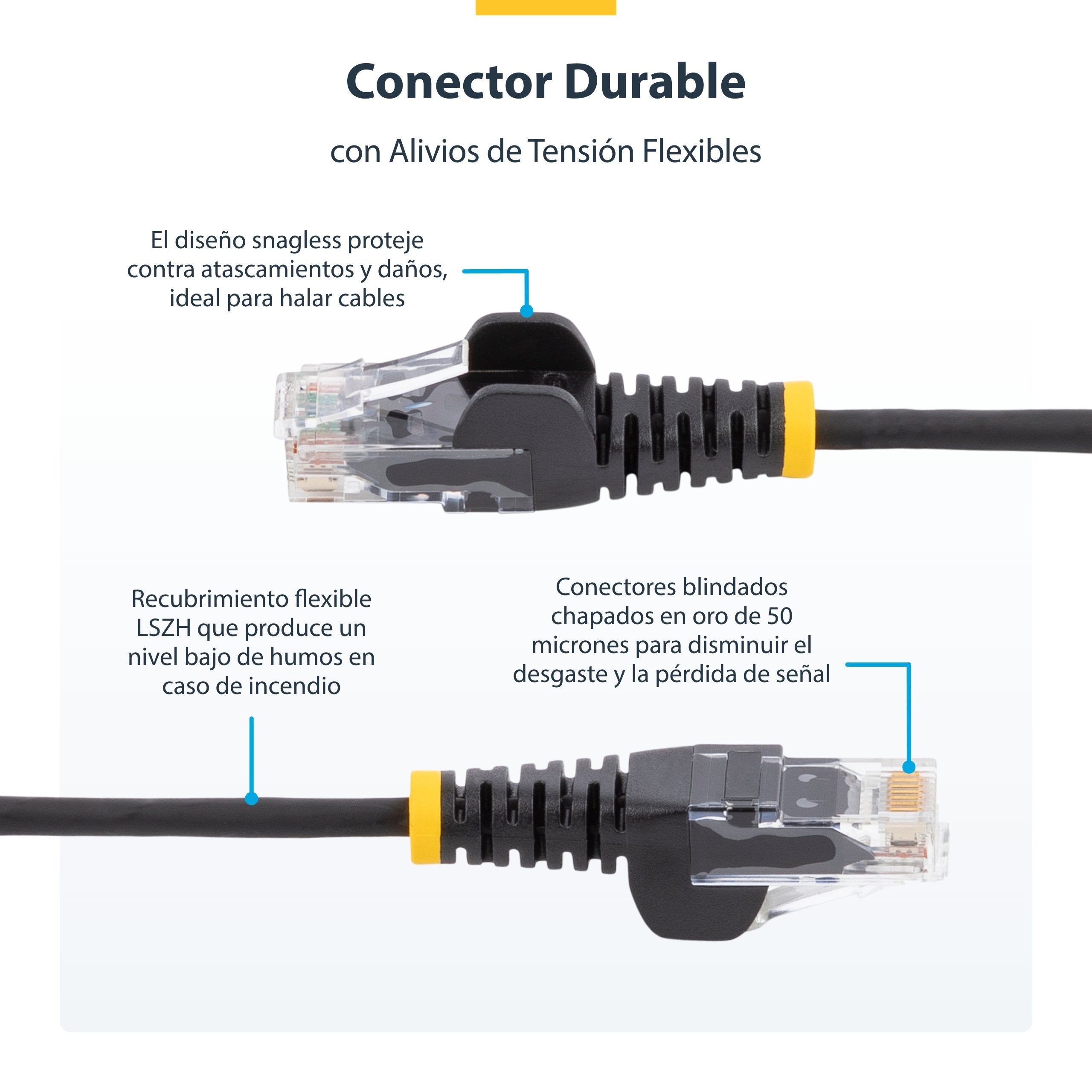EAN 0065030918510 - StarTech.com N6PAT150CMRDS cable de red U/UTP (UTP) Alrededor imagen 7