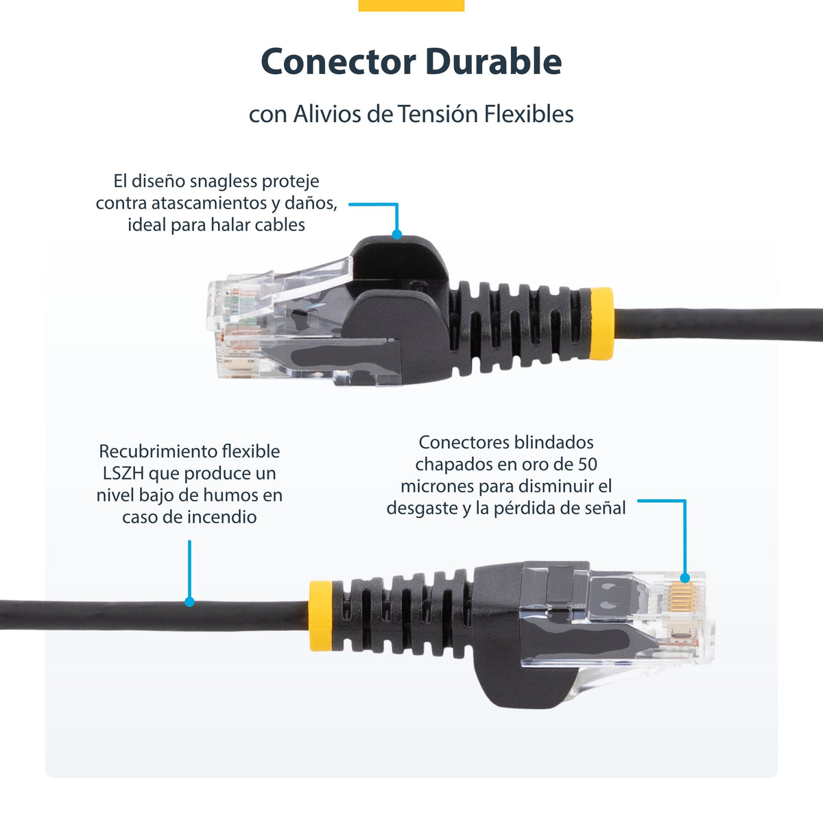 EAN 0065030882729 - StarTech.com N6PAT150CMBKS cable de red U/UTP (UTP) imagen 6