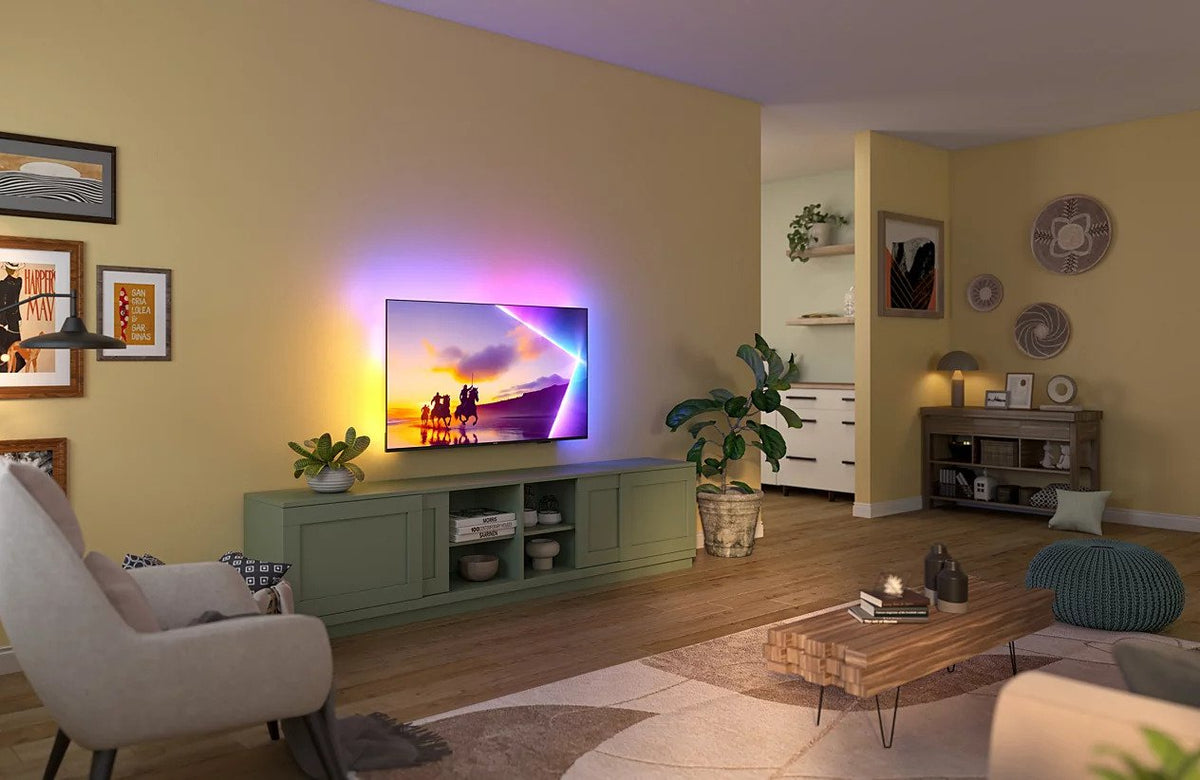 EAN 8718863049679 - Philips Ambilight QLED 4K TV 139,7 cm (55") 4K Ultra HD Smart TV Wifi Negro imagen 9