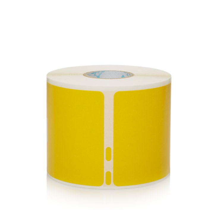 Dymo Etiquetas De Transferencia Termica Label Writer, Amarillo De 54x101mm (A X L). Etiquetas Grandes De Identificación/Envío. Rollo De 220 Ud