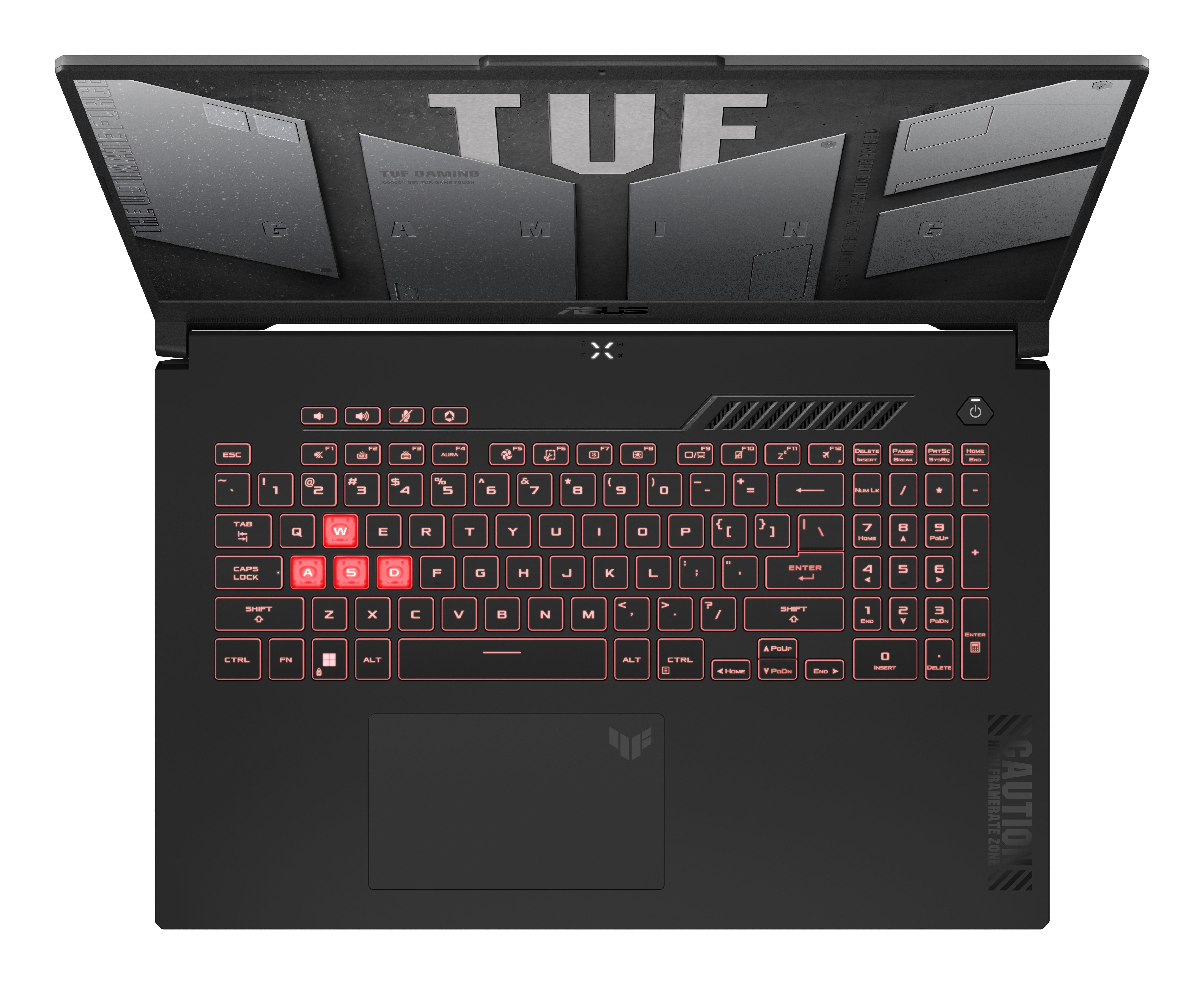 Asus Tuf Gaming A17 Tuf707nuq-Ischx031w Amd Ryzen? 7 170 Ordenador Portátil 43,9 Cm (17.3) Full Hd 16 Go Ddr5-Sdram 512 Go Ssd Nvidia Geforce Rtx 4050 Wi-Fi 6 (802.11ax) Windows 11 Home Negro, Gris