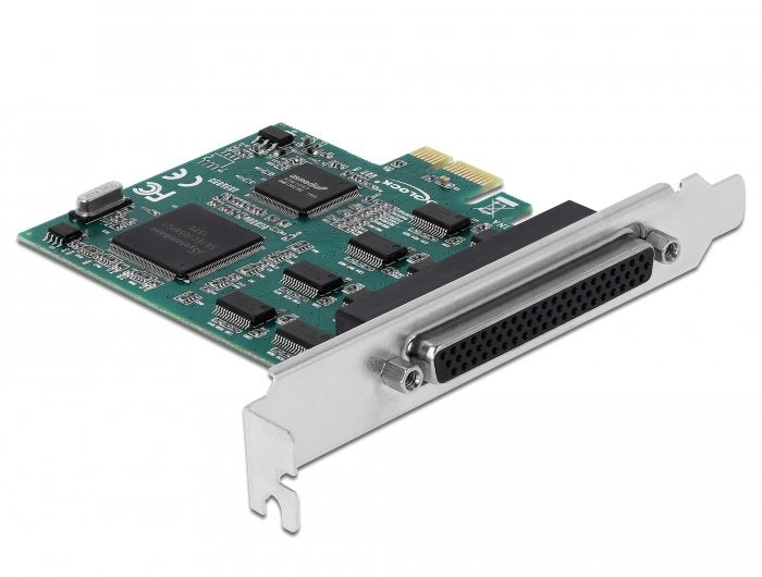 Delock 90411 Tarjeta Y Adaptador De Interfaz Interno Rs-232, Tarjeta De Interfaz Pcie, Rs-232, Pcie 1.1, Rs-232, Verde, 0,45 M