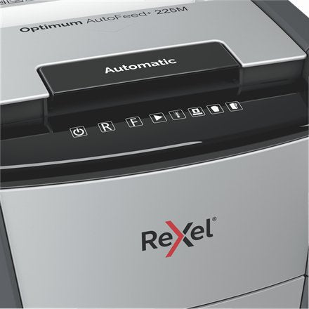 EAN 5028252613927 - Rexel AutoFeed+ 225M triturador de papel Microcorte 55 dB 23 cm Negro, Gris imagen 5
