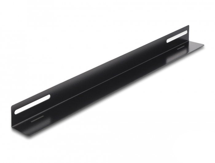 Delock Riel De Montaje De 19" Para Gabinete De Red 450 X 40 Mm, Rieles De Montaje Negros, 2 Piezas 66868