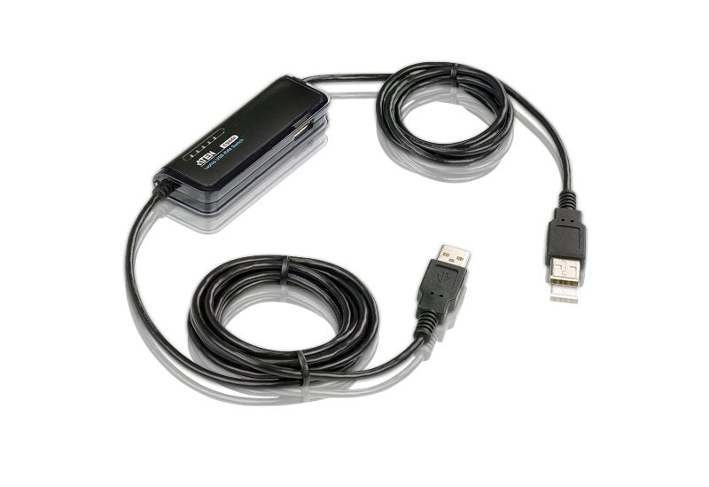 Switch Kvm Usb A Usb Para Portatils Con Funcion De Transferencia
