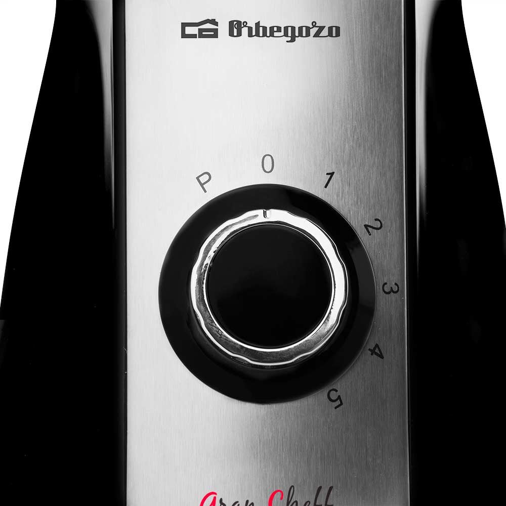 Batidora De Vaso Orbegozo Bv 6575 600w 5 Velocidades Capacidad 1.5l