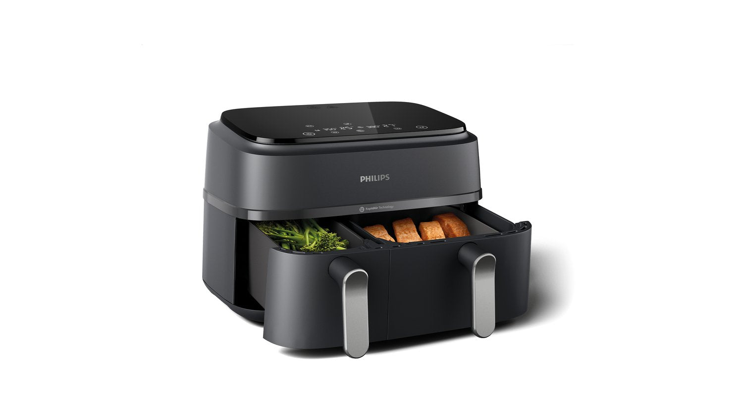 EAN 8720389032998 - Philips 3000 series NA352/00 freidora 9 L Independiente 2750 W Freidora de aire caliente Negro, Bronce imagen 8