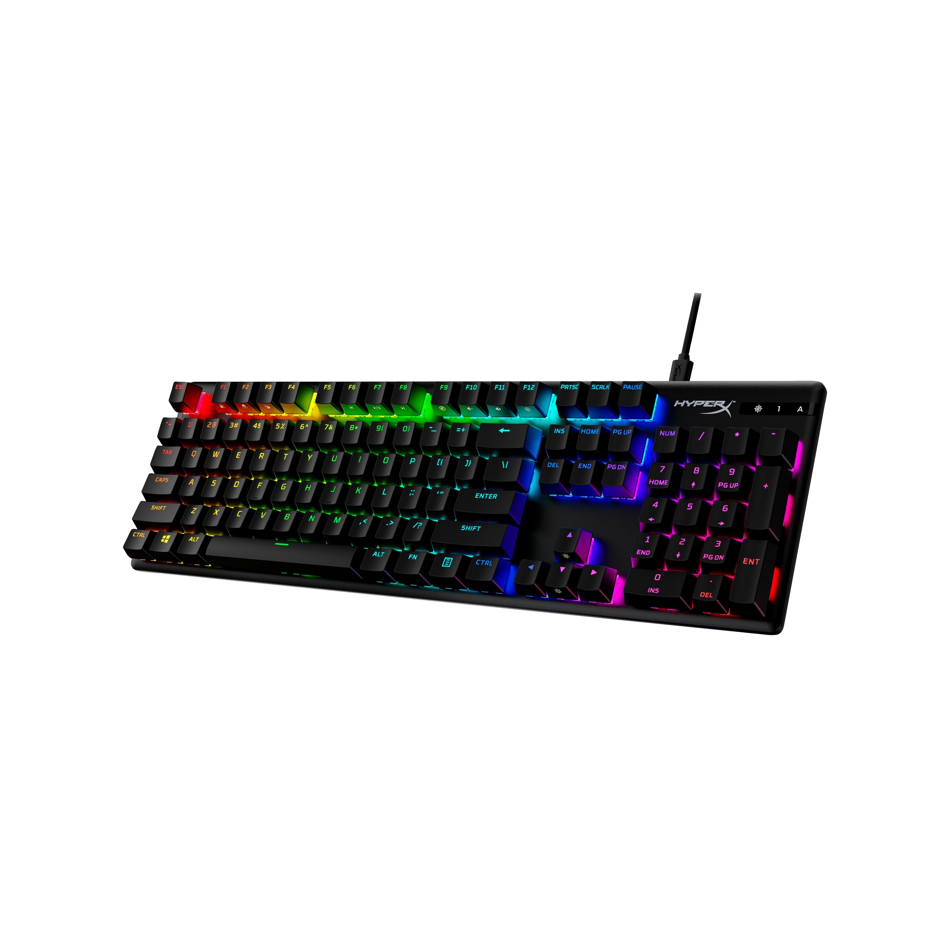 Teclado Ingles Hyperx Alloy Origins Pbt (Rdx Es)  Keyboard Us Layout 639n3aa#Abe