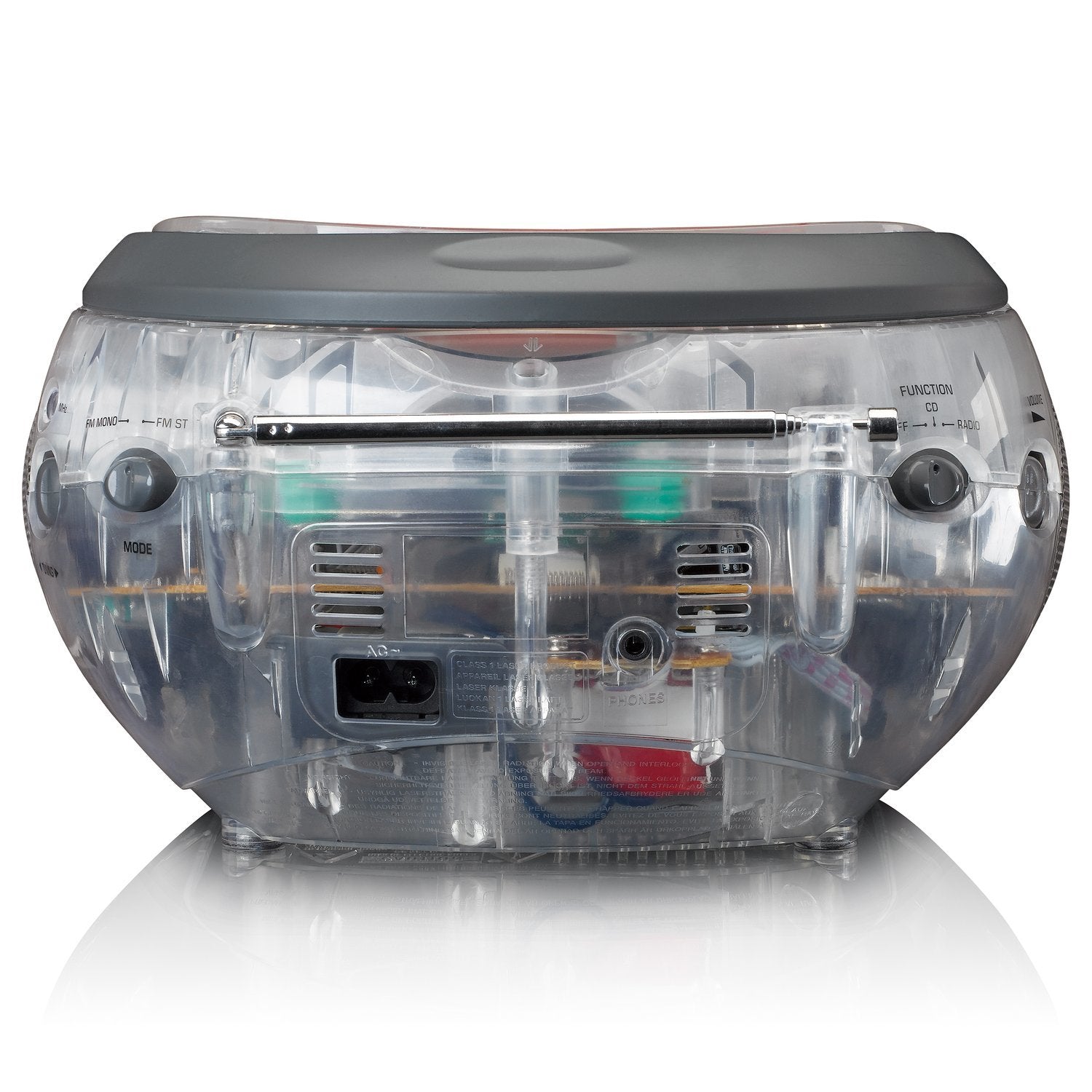 Lenco Scd-24tr Radio Portátil Digital Transparente