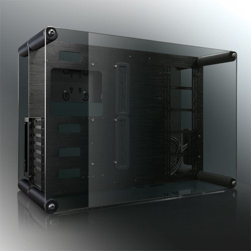 Caja Pc Raijintek Paean Escritorio Negro, Transparente,  Abierta/Benchmark Negro, Escritorio, Pc, Negro, Transparente, Atx, Micro Atx, Mini-Itx, Aluminio, Spcc, Vidrio Templado, 14 Cm
