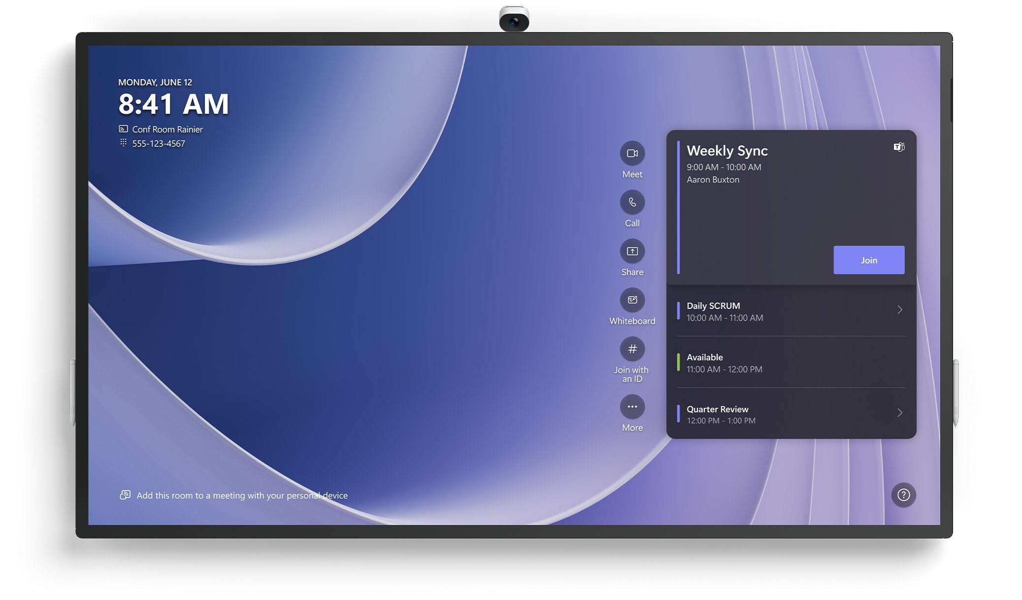 EAN 196388132171 - Microsoft Surface Hub 3 85" pizarra blanca interactiva 2,16 m (85") 3840 x 2160 Pixeles Pantalla táctil Pl imagen 1
