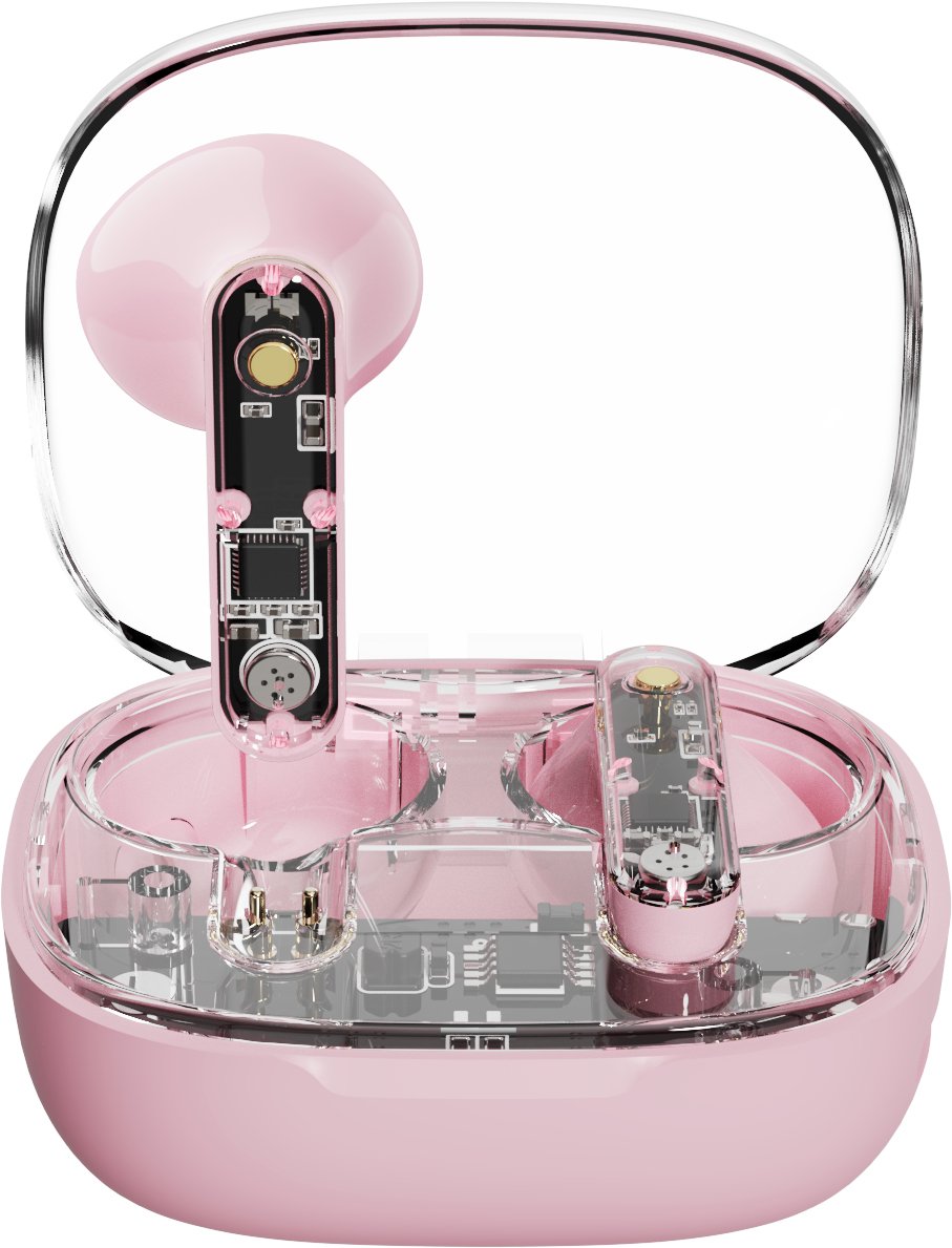 Streetz Bt Tws In-Ear KopfhRer Transparent Pink