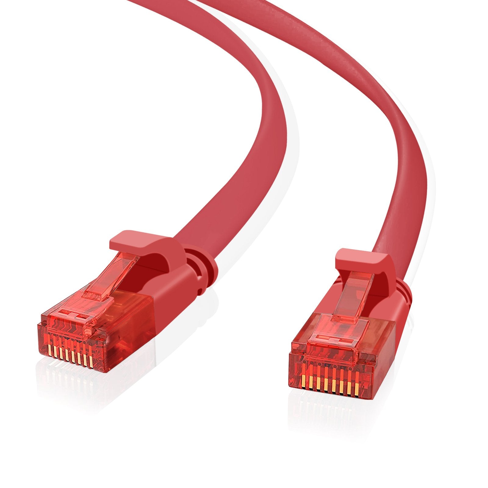 Helos Ultra Slim Cable De Red U/Utp Cat 6 Rojo 3,0m