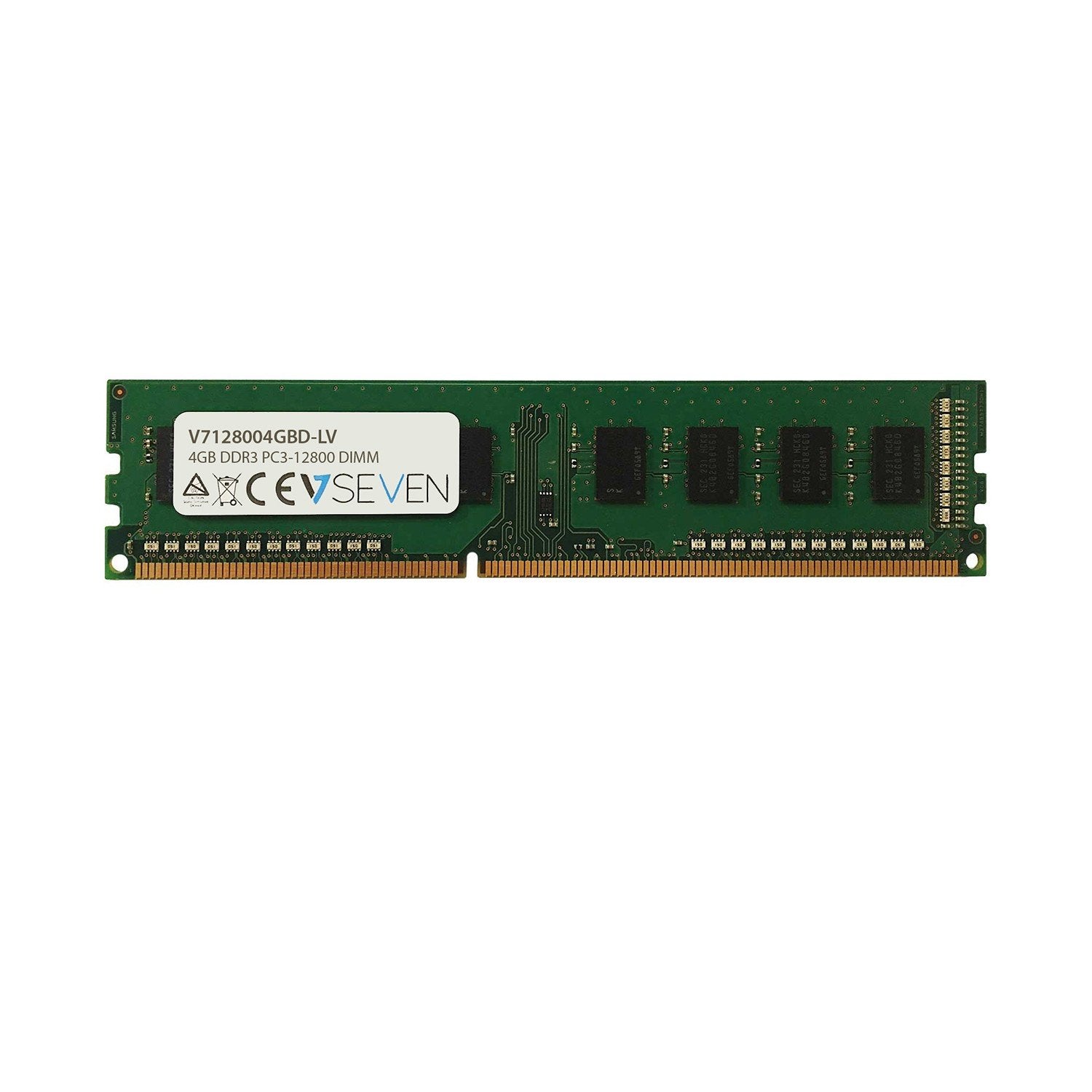 Memoria Ram V7 4gb Ddr3 Pc3l-12800 - 1600mhz Dimm  - V7128004gbd-Lv