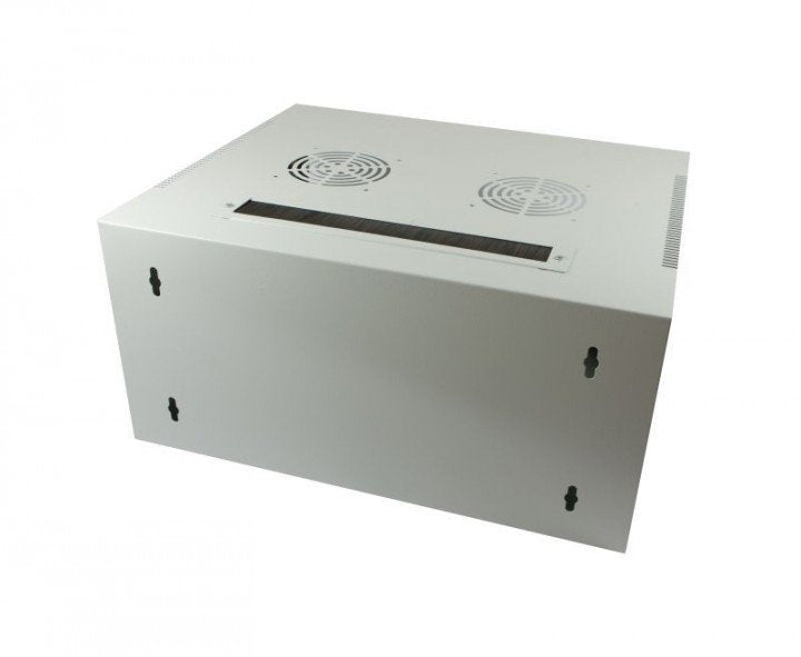 Allnet 19\"Wandgehäuse, 4he, 1-Teilig, T444/B541mm, Lichtgris, Smq-Serie,