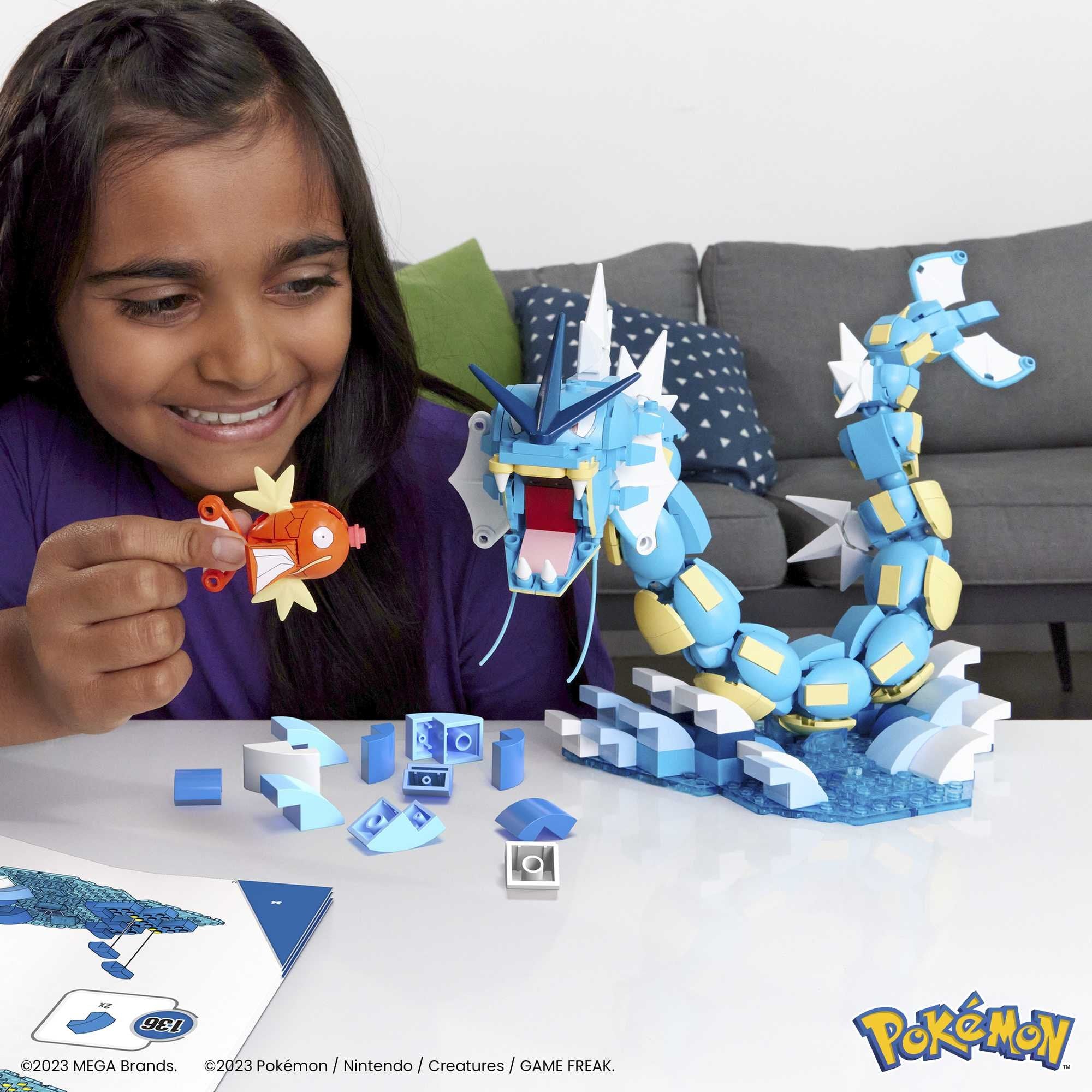 Mattel Mega Pokémon Magikarp Evolution Set Juguete De Construcción 411 Piezas