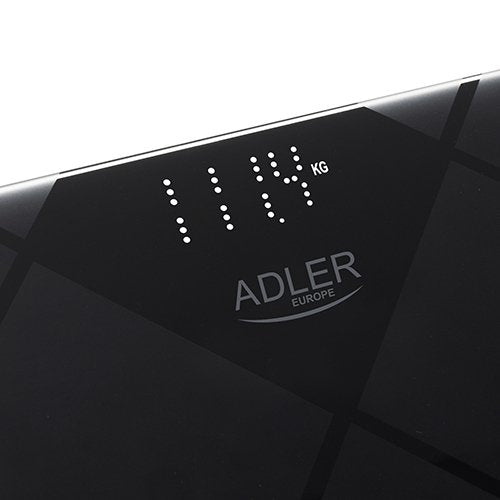 Báscula De Baño Adler Ad 8169 Peso Máximo (Capacidad) 180 Kg, Grafito/Negro