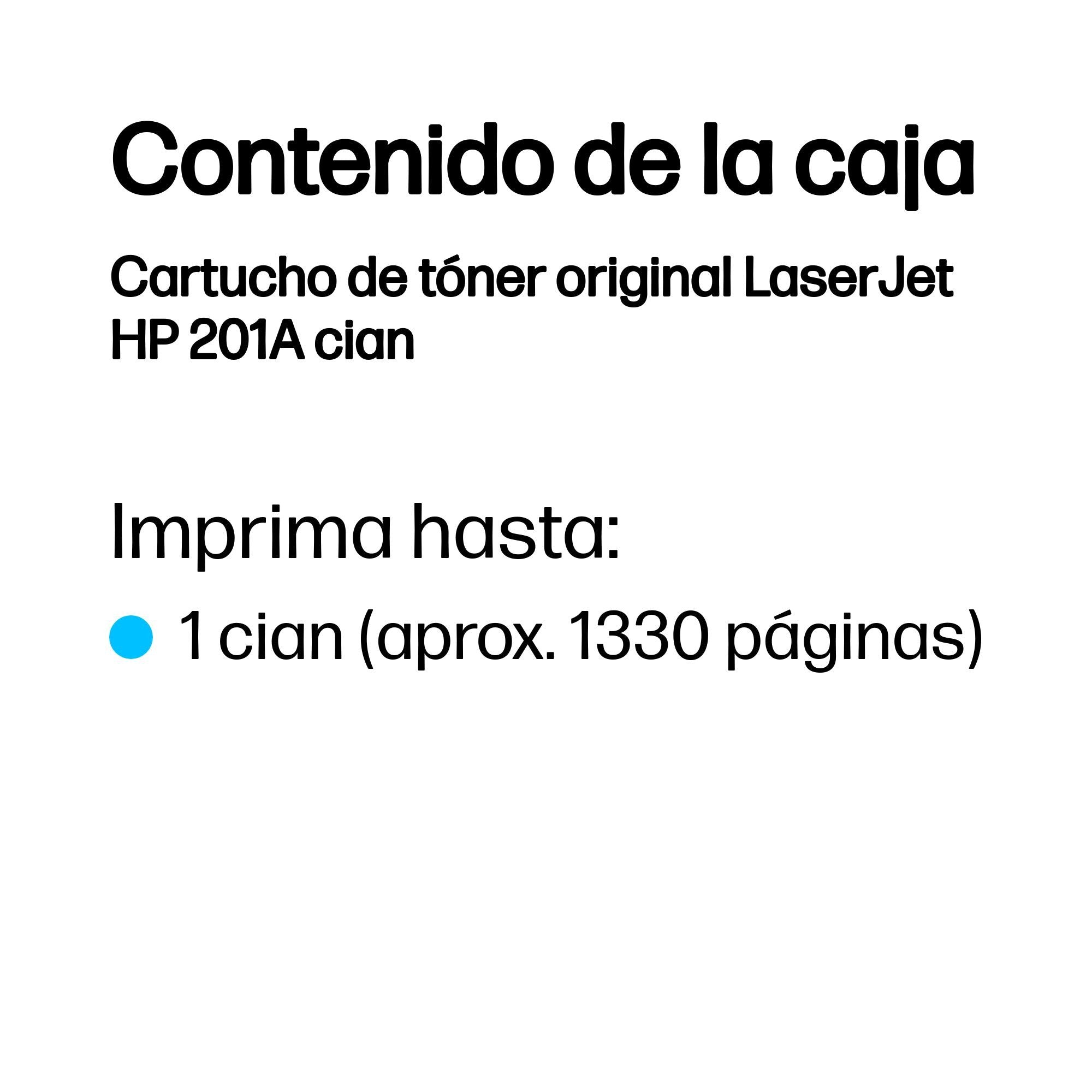 EAN 0888793237953 - HP 201A Cyan Original LaserJet Toner Cartridge cartucho de tóner 1 pieza(s) imagen 3