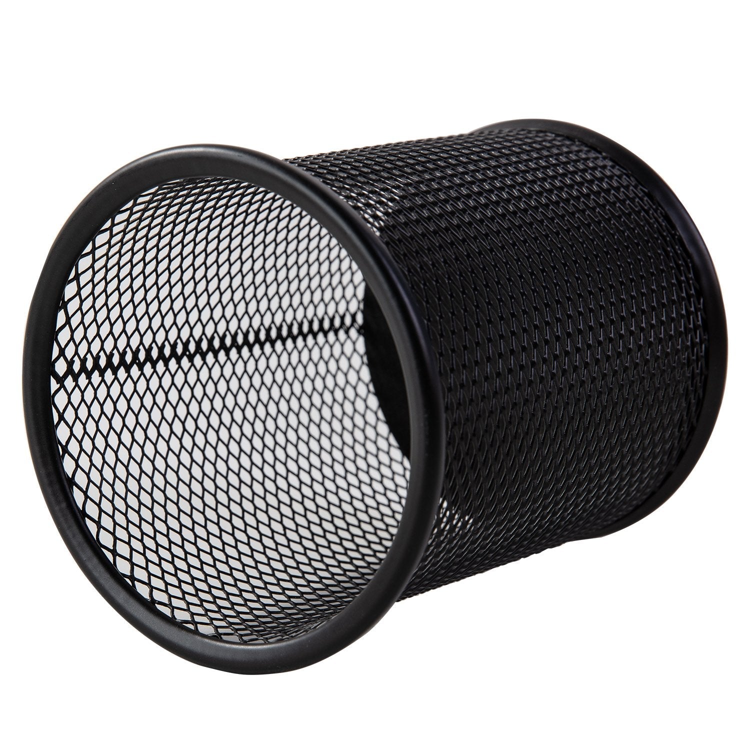 Deli Cubilete Metalico De Rejilla Negro