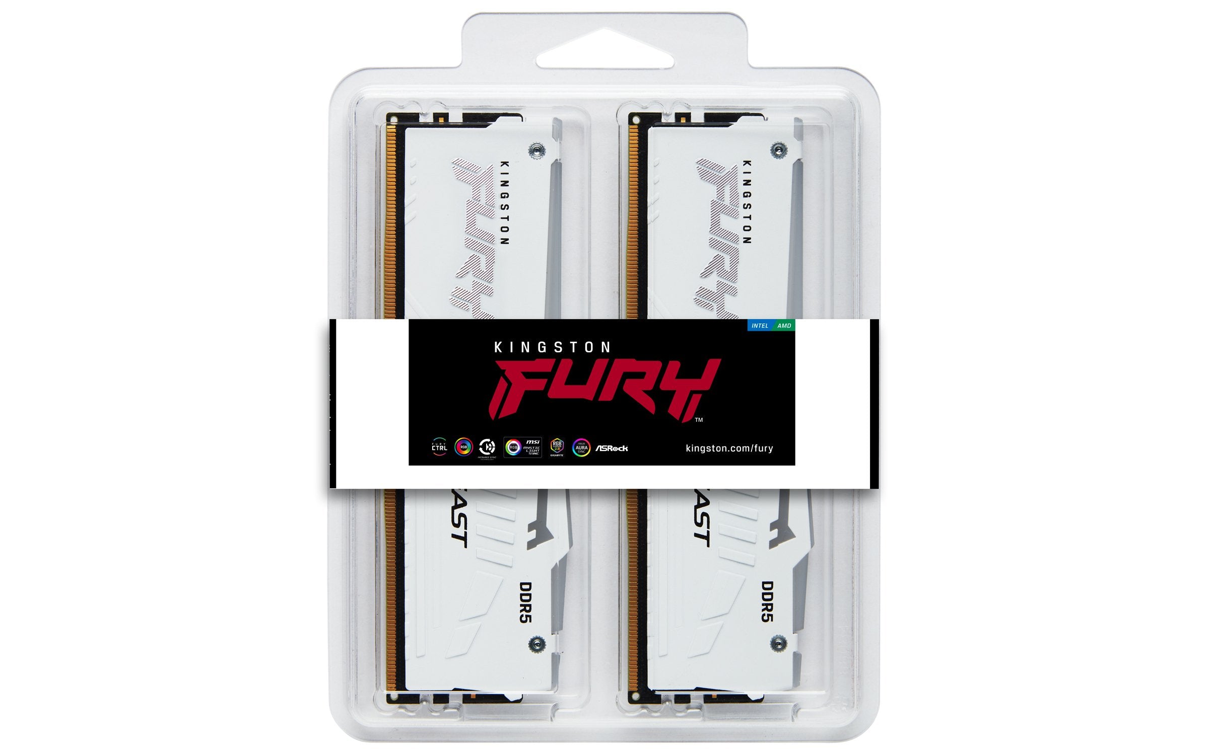 EAN 0740617333701 - Kingston Technology FURY Beast RGB módulo de memoria 2 x 16 GB 5600 MT/s 288-pin DIMM imagen 5