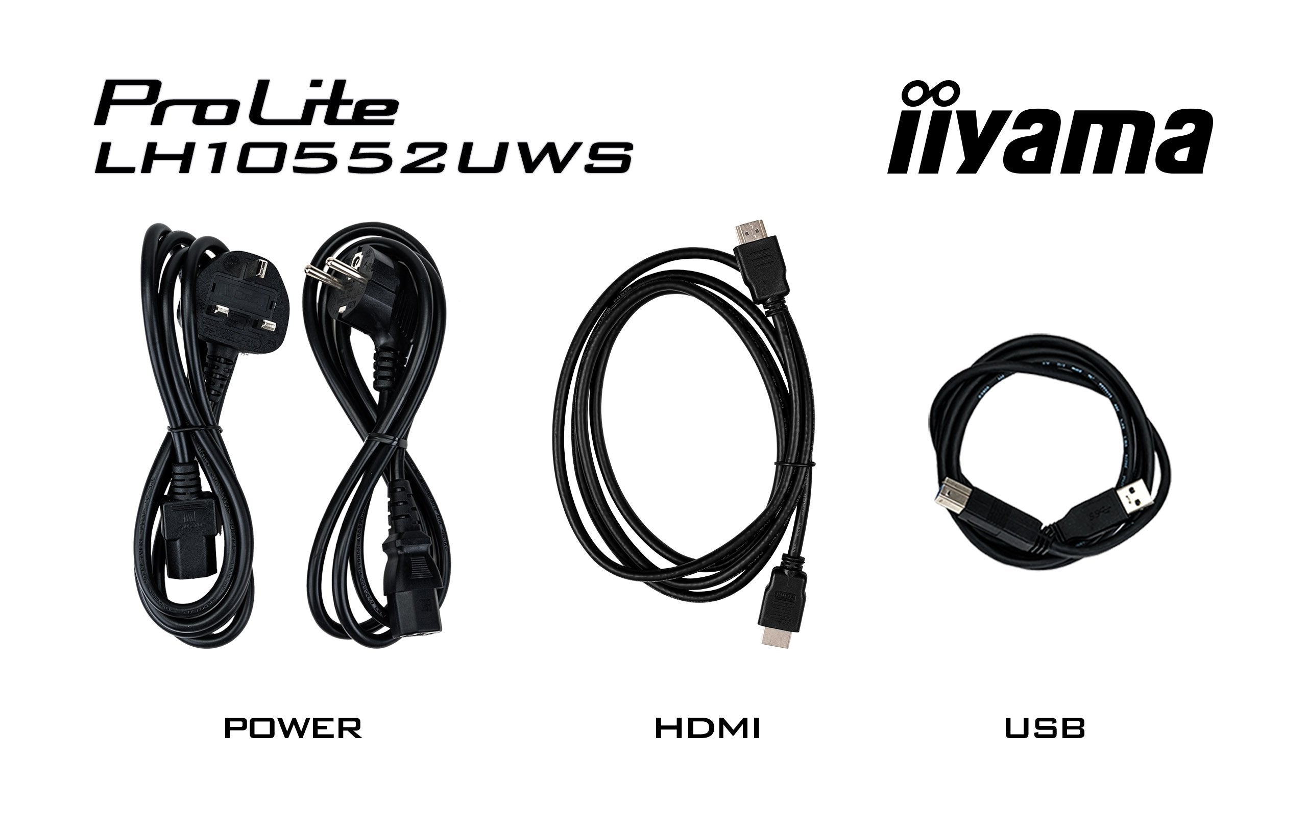 265,7cm 104.6" (5120x2160) Iiyama Lh10552uws-B1ag 21:9 5k Uw Ips 8ms 60hz Hdmi Displayport Usb-C Rj45 Rs-232c Vesa Speaker Wifi Black