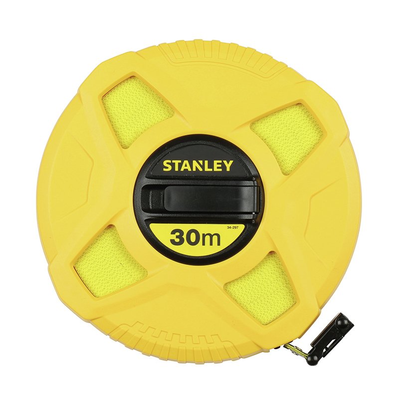 Stanley 0-34-296 Cinta Métrica 20 M Abs Sintéticos Negro, Amarillo